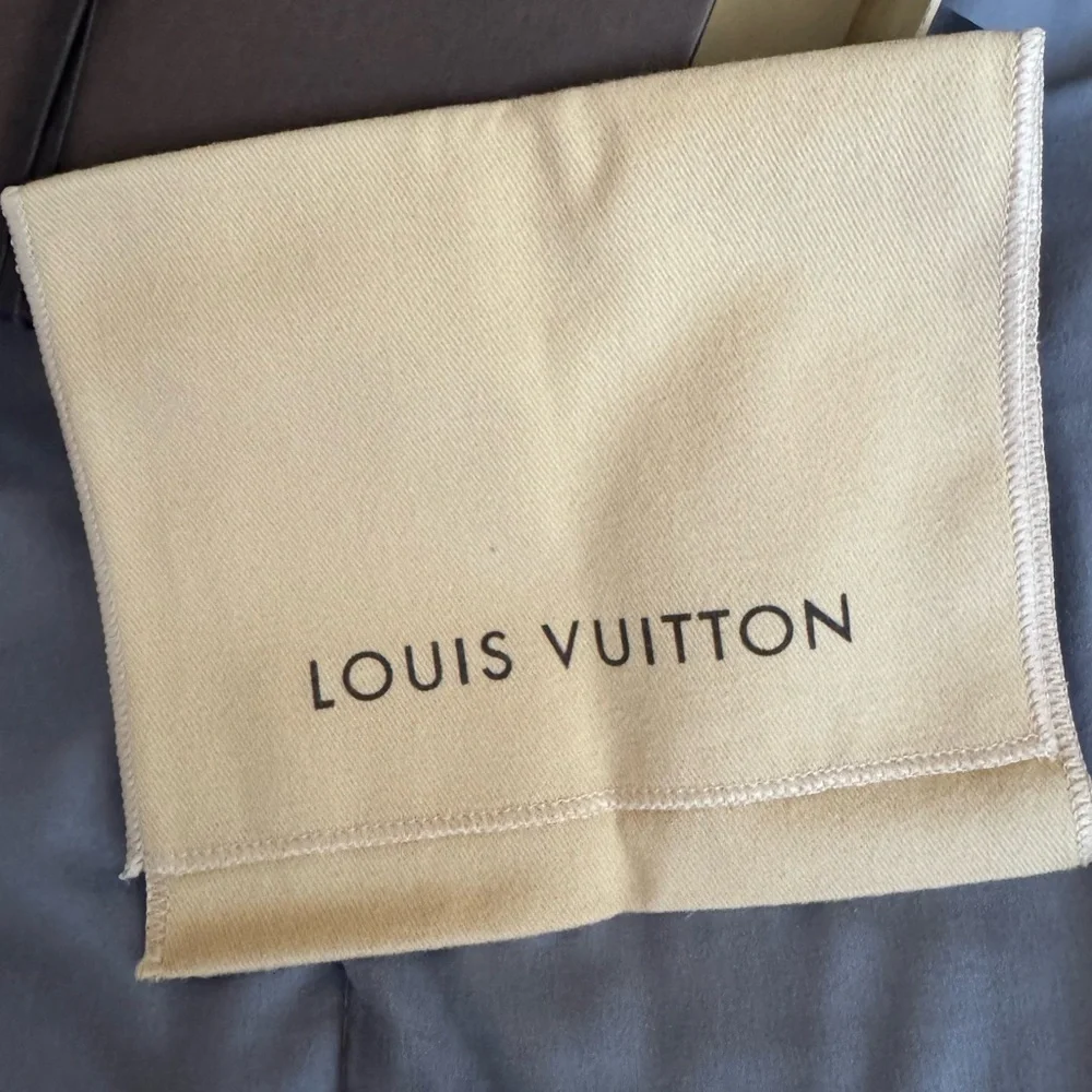 Louis Vuitton Beige Dust Bag and Blank Gift Card
